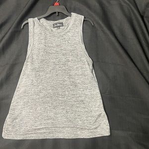 Sam Edelman silver tank woman’s size medium with layered back